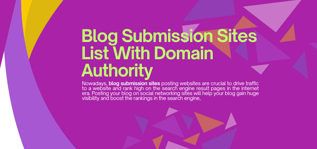 Read more about the article Blog Submission Sites: Best Platforms to Boost Your SEO in 2025
